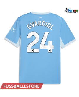 Günstige Manchester City Josko Gvardiol #24 Heimtrikot 2026-27 Kurzarm